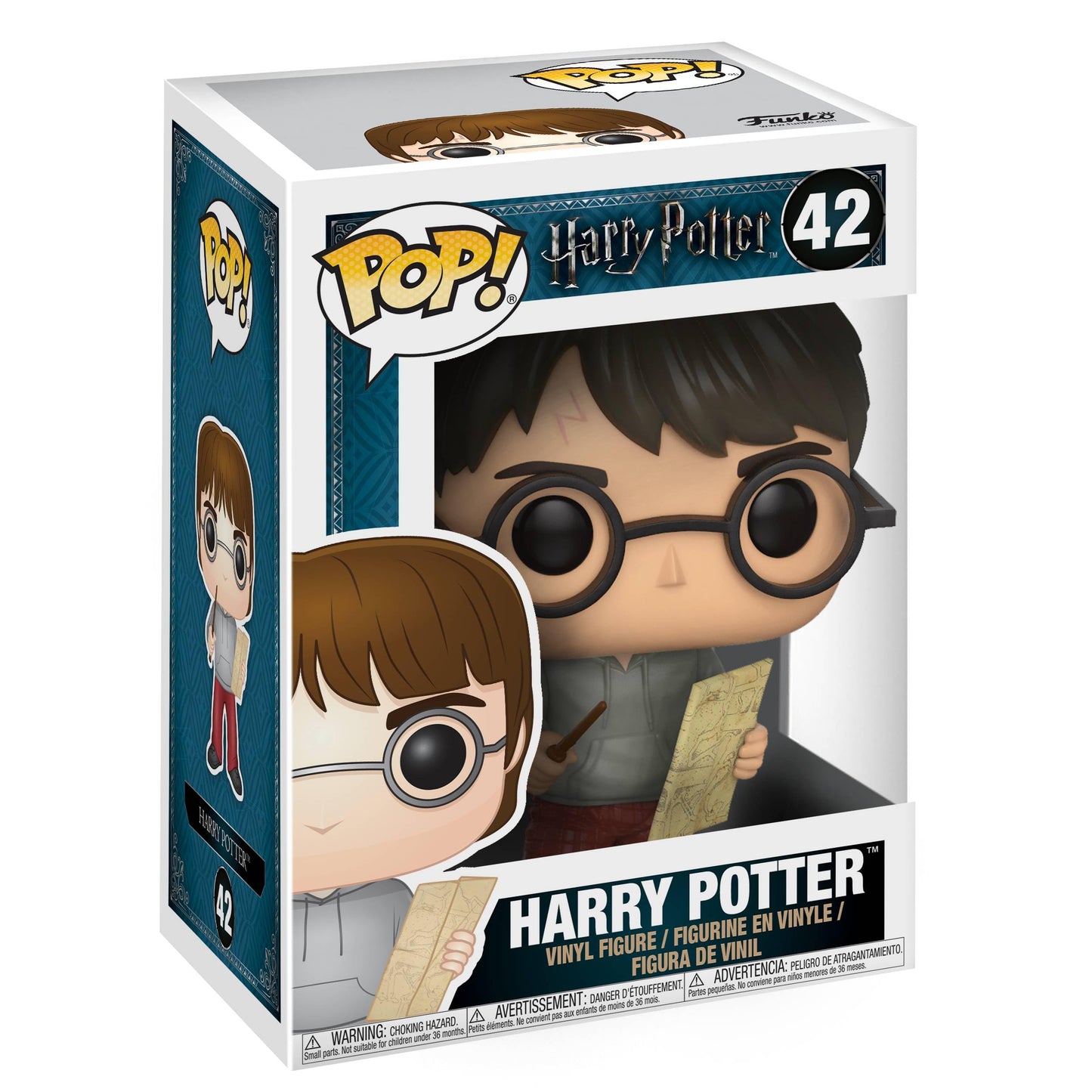 Funko Pop Movies Potter-Harry W/Marauders Map W Toy