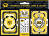 Masterpieces Game Day - NCAA Iowa Hawkeyes 2-Pack Playing Cards & Dice Pack - Officially Licensed Set for mature-themeds and Family