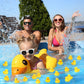 Vinsot 100 Pcs Bath Ducky Mini Rubber Ducks Yellow Rubber Duck Bath Toy Rubber Tub Toys Bathtub Toys Squeak And Float Ducks (1.77 X 1.77 X 1.57 Inch)
