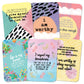 Sunny Present Anxiety Affirmation Cards - 45 Illustrated Self Care Cards, Small Size, Cardstock Material