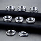Mucal Fidget Rings For Anxiety 8Pcs Stainless Steel Spinner Ring Anti Anxiety Ring Spinning Moon Star Cool Stress Relieveing Rings For Women Men, Fidget Rings With Beads