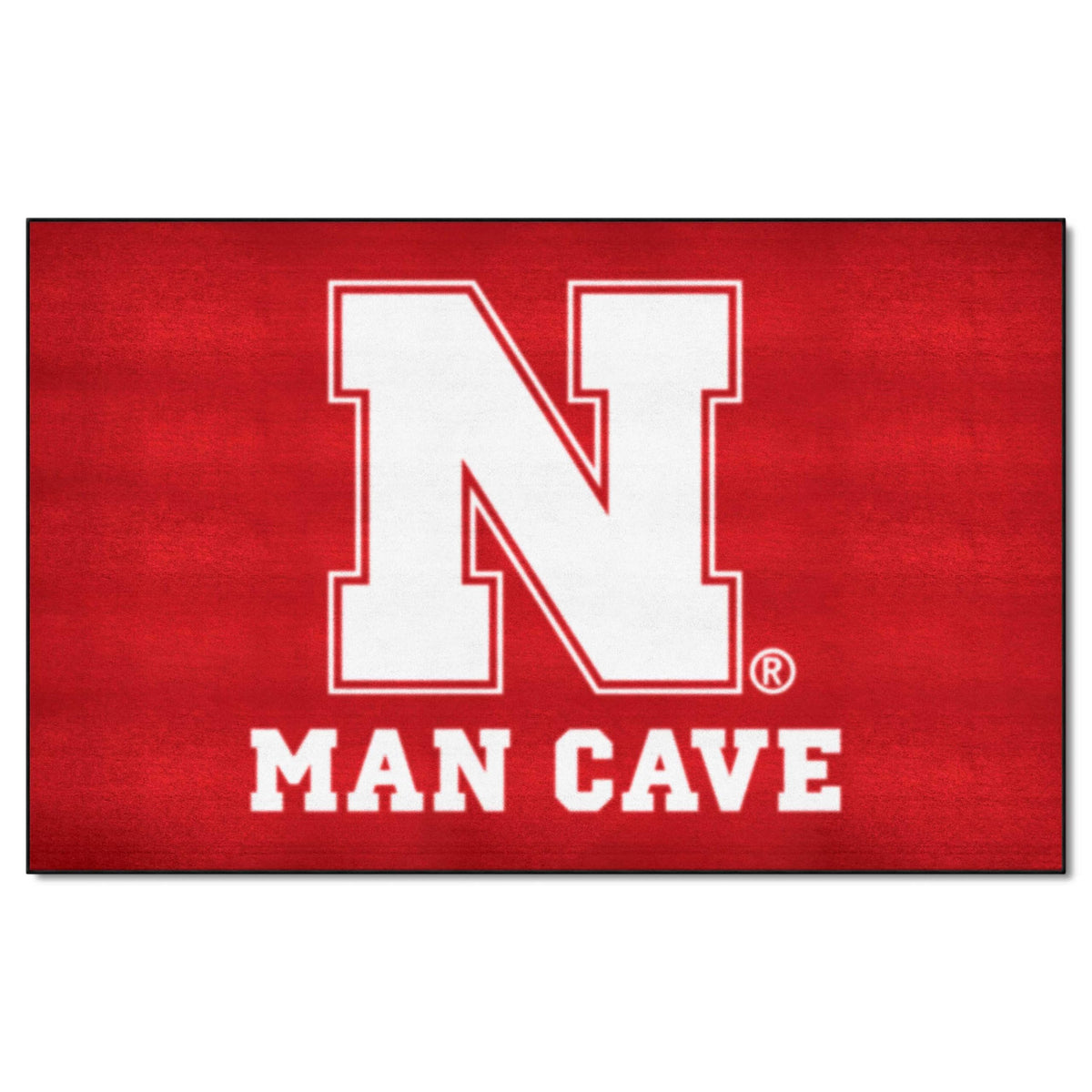 FANMATS 14683 Nebraska Cornhuskers Man Cave UltiMat Rug - 5ft. x 8ft. | Sports Fan Area Rug, Home Decor Rug and Tailgating Mat -