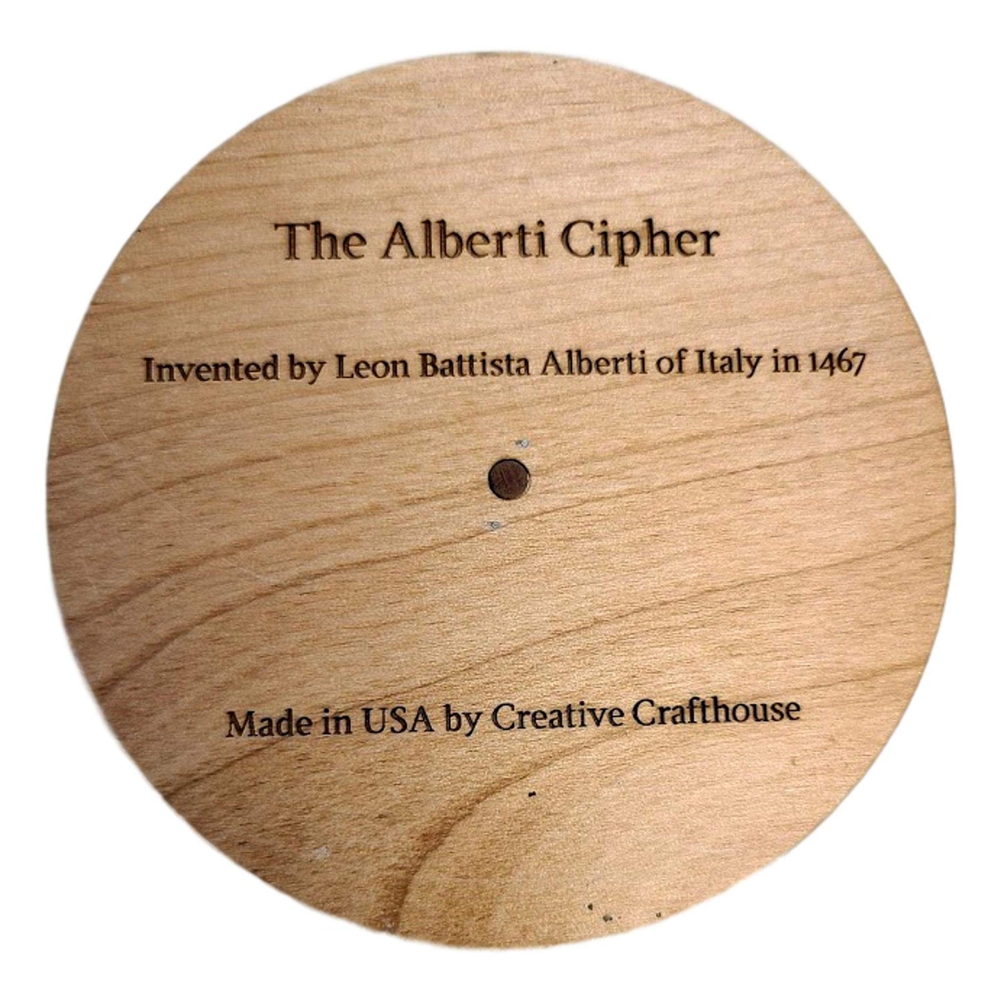 Creative Crafthouse Alberti Cipher Disk - Encryption Device From 15Th Century - Escape Room Prop