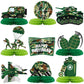 9 Pieces Army Party Decorations Camouflage Birthday Party Decorations Military Honeycomb Centerpieces for Tables Decorations for