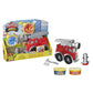Play-Doh Wheels Fire Engine Playset with 2 Non-Toxic Modeling Compound Cans Including Water and Fire Colors, Firetruck Toy for K