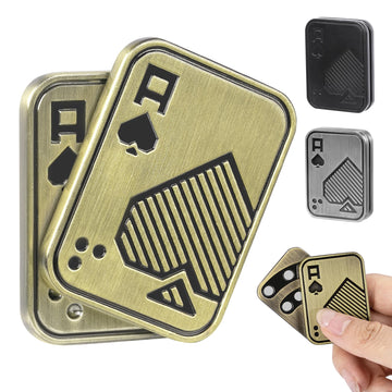 Itokey Fidget Toys Adults, Metal Magnetic Fidget Slider, Edc Poker Cards Fidget, Decompression Desk Toys To Relief Anxiety And S