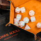 UDIXI 11 Piece Dice Set DND Polyhedral Dice Iridecent Swirls Dice for Role Playing Game Dungeons and Dragons, D&D Dice, (Pink &C