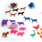 READY 2 LEARN Giant Stampers - Farm Animals - Set of 10 - Easy to Hold Foam Stamps for Kids - Arts and Crafts Stamps for Display