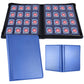 WisOffice enhanced 1000 Card Binder  Ringless Side Loading 16 Pockets Card Binder  1000 Pokcets Trading Card Album Fohlder for Lorcana  MTG  TCG  Game&Sports  Blue