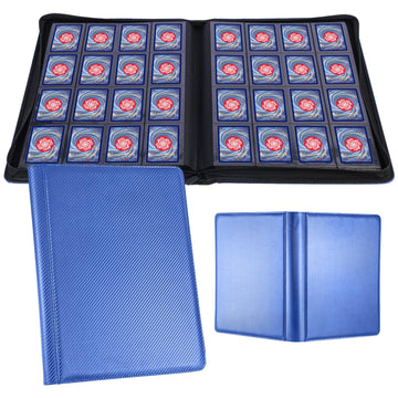 WisOffice enhanced 1000 Card Binder  Ringless Side Loading 16 Pockets Card Binder  1000 Pokcets Trading Card Album Fohlder for Lorcana  MTG  TCG  Game&Sports  Blue