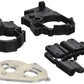 RPM Hybrid Gearbox Housing and Rear Mounts for Traxxas 2WD Electric, Black