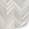 3 Sheets Self-Adhesive Flooring For Dollhouse 1:12 Scale (White Oak Herringbone)
