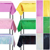 LOYIM 6 Pcs Witch Holographic Tablecloth for Party Pink Green Black Silver Gold 54 x 108 Witch Princess Theme Decorations Irides