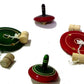 Crafts India Handcrafted Wooden Spinner , lattu, bugari , Tops , Toys / Dolls Combo  2 + 2