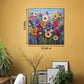 Colorful Flower Puzzles For Adults, Mosaic Plant Floral Puzzle Art, Spring Flower Garden Jigsaw Puzzles 1000 Pieces Painting