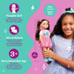 Glitter Girls – Alfie 14-Inch Poseable Cheerleader Doll – Brown Hair & Blue Eyes ¬– Pom Poms, Pink Romper Dress, Hair Clips, Megaphone – Toys & Cheer Accessories For Kids Ages 3+