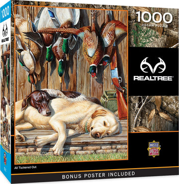 Masterpieces 1000 Piece Jigsaw Puzzle For Adults, Family, Or Youth - All Tuckered Out - 19.25'X26.75'