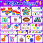 1000Pcs Bulk Party Favors For Kids, Fidget Toys Pack,Stocking Stuffers, Treasure Box Chest, Birthday Party, Classroom Carnival P