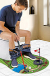 GOODLYSPORTS Toilet Golf  Mini Golf Game - Gag Gifts Funny mature-themed - Dad Gifts from Daughter  Funny Gifts for Men  mature-themeds  Boyfriend  Golfers  Birthday  Christmas - White Elephant Gifts for mature-themeds