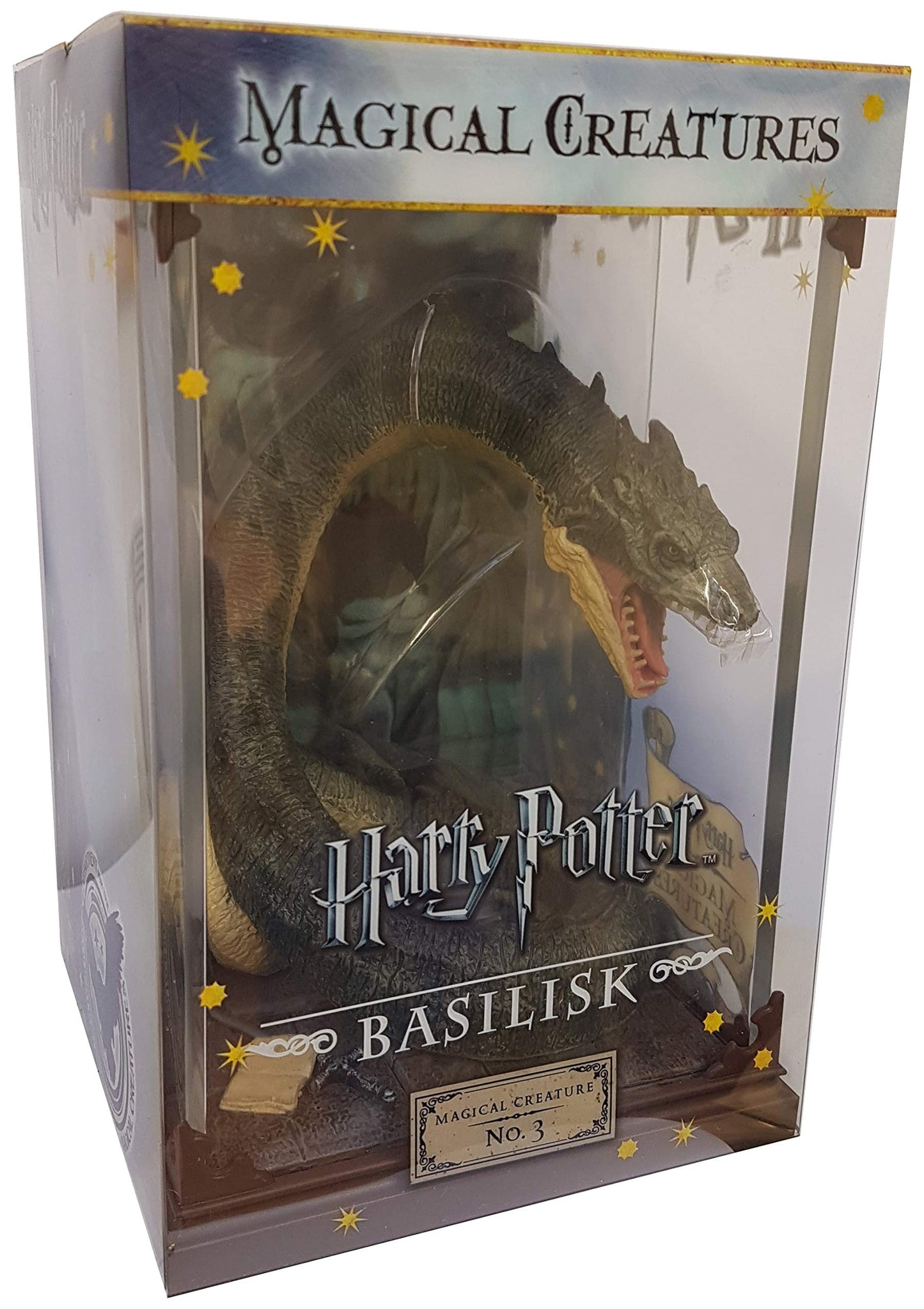 The Noble Collection Harry Potter Basilisk Figurine - 7 Inch, Multicolour, PBS Plastic, Model 72700099182