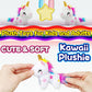White Unicorn Stuffed Animals, Kawaii Plush For Girls And Boys, Soft Cuddly Unicorn Plush Toys Keychain, Fun And Cute Mini Stuff