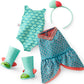 American Girl WellieWishers 14.5 Camille Doll - Blue Leotard, Mermaid Skirt, Headband & Boots, Ages 4+