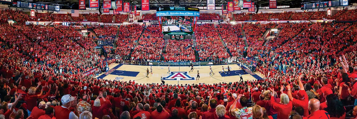 Masterpieces Ncaa Arizona Wildcats, Stadium Panoramic Jigsaw Puzzle, Mckale Center, 1000 Pieces