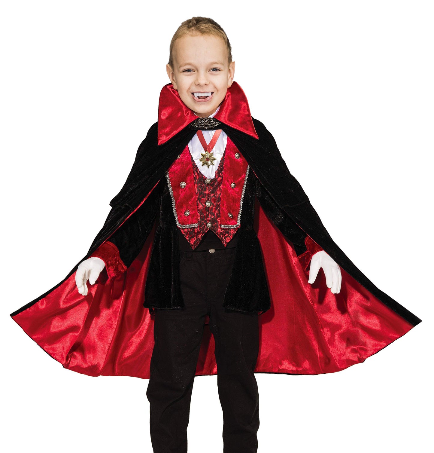 Funnlot Vampire Costume For Boys, Boys Vampire Costume Deluxe Vampire Toddler Kids Vampire Costumes For Boyshalloween Party Dress Up Role Play And Cosplay