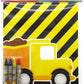 Tiny Mills Construction Trucks Coloring Book with Crayons Party Favors, 12 Coloring Books and 48 Crayons Birthday Party Supplies