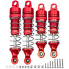 4Pack Vgoohobby Shock Absorber Front Rear Damper Suspension Compatible With 1/18 Losi Mini T 2.0 Mini-B 2Wd Rc Stadium Upgrade P