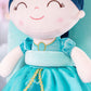 Gloveleya Toddler Backpack For Girls Kids Backpacks Soft Girl Toys Plush Baby Girl Gifts With Plush Princess Jasmins Doll Aqua 9'