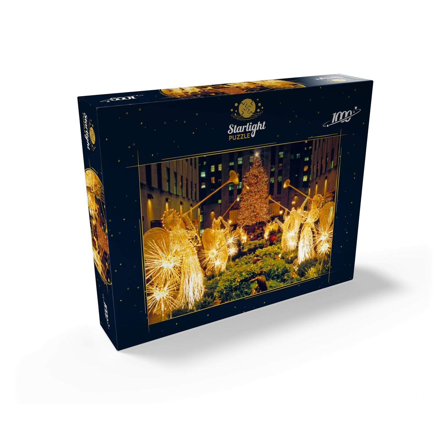 Mypuzzle Rockefeller Center At Christmas Time, New York City, New York, Usa - Premium 1000 Piece Jigsaw Puzzle For Adults