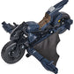 DC Comics Batman Batcycle 2-in-1 Transforming Toy, Figure Compatible, Plastic, Model 6067956, Ideal for Kids 4+