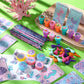 Faccito Mermaid Party Favors Mermaid School Stationery Set Class Reward Gift Notebooks Pencils Sharpener Erasers Stickers Sharpe