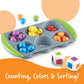 Learning Resources Mini Muffin Match Math Activity Set - 76 Pieces, Ages 3+ Counting Games For Kids, Preschool Learning Toys, Homeschool Learning Toys, Math For Preschoolers