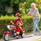 Costzon Kids Motorcycle, 6V Battery Powered Ride On Chopper Motorcycle W/Horn, Headlight, 3-Wheel Stable Ride On Toys, Electric