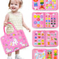 Walenty Toddler Busy Board Montessori Toys For 1 2 3 4 Year Old Girl Birthday Gifts, Busy Book Sensory Learning Toys For Toddler