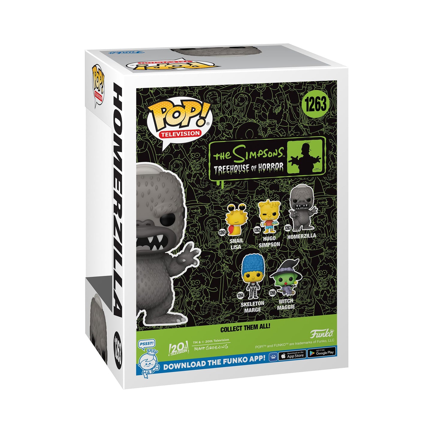 Funko POP! Vinyl Figure - Homer Simpsonzilla - Multicolor - Model 66336 - Collectable for Kids & Adults - Official Merchandise