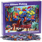 Vermont Christmas Company Kittens Fishing Jigsaw Puzzle 550 Piece