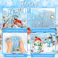 Avezano Merry Christmas Banner Dcorations Winter Snowman Backdrop Let It Snow Christmas Holiday Backdrop Christmas Party Decor f