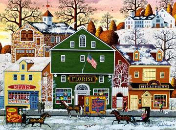 Buffalo Games - Charles Wysocki - Meats, Flowers, Hats - 1000 Piece Jigsaw Puzzle