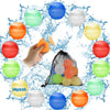 14 Pack Water Balloons Reusable For Kids, Quick Fill Fefillable Water Balloons, Reusable No Magnetic Water Balls, Summer Outdoor