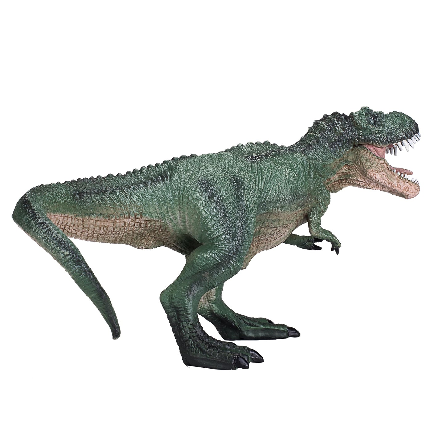 Mojo Deluxe T-Rex Hunting (Green) Realistic Dinosaur Hand Painted Toy Figurine