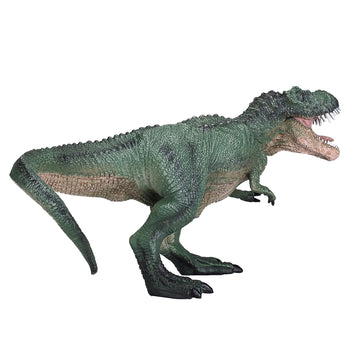 Mojo Deluxe T-Rex Hunting (Green) Realistic Dinosaur Hand Painted Toy Figurine