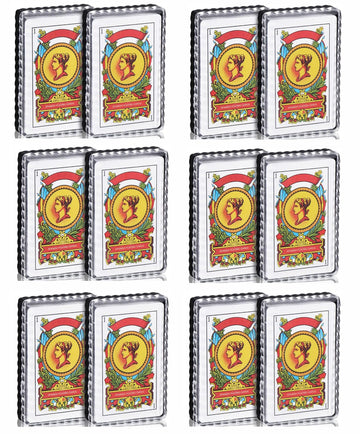 Spanish Playing Cards Cartas Espaolas, Baraja Espaola, Briscas Cards Puerto Rico, Mexican Plastico Spanish Cards (With Playing C