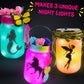 WOOODLIFY Light-up Unicorn Fairy & Mermaid Lanterns Craft Kit - Creative Art Toys for Girls Ages 8-12 - White - Model FLMK1001