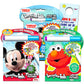 Bundle of 3 Imagine Ink Magic Pictures Activity Books - Mickey Mouse Clubhouse, Sesame Street, and Thomas & Friends