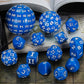 Ciaraq Dnd Polyhedral Dice Set (15Pcs) D4-D100 Game Dice With Dice Bag For Dungeons And Dragons Role Playing Table Games (Blue &