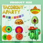 26 Pcs Taco Bout A Party Decoration, Fiesta Party Decorations Include Paper Fans Fiesta Banner Taco Cactus Avocado Sombrero Foil
