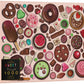 Elena Essex Puzzles for mature-themeds 1000 Pieces - Sweet Delight | Jigsaw Puzzles | 1000 Piece Puzzle | Chocolate Candy Cake Sweets Donut Food Puzzle | Puzzles Size 20 x 28 inches